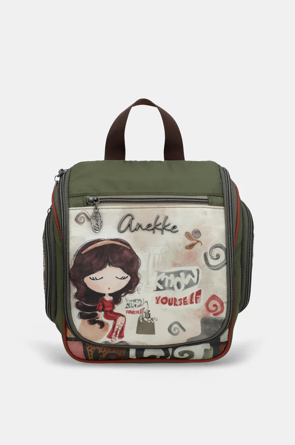 Zaino donna Anekke compatto con tasche laterali VERDE TU | Giò Fashion