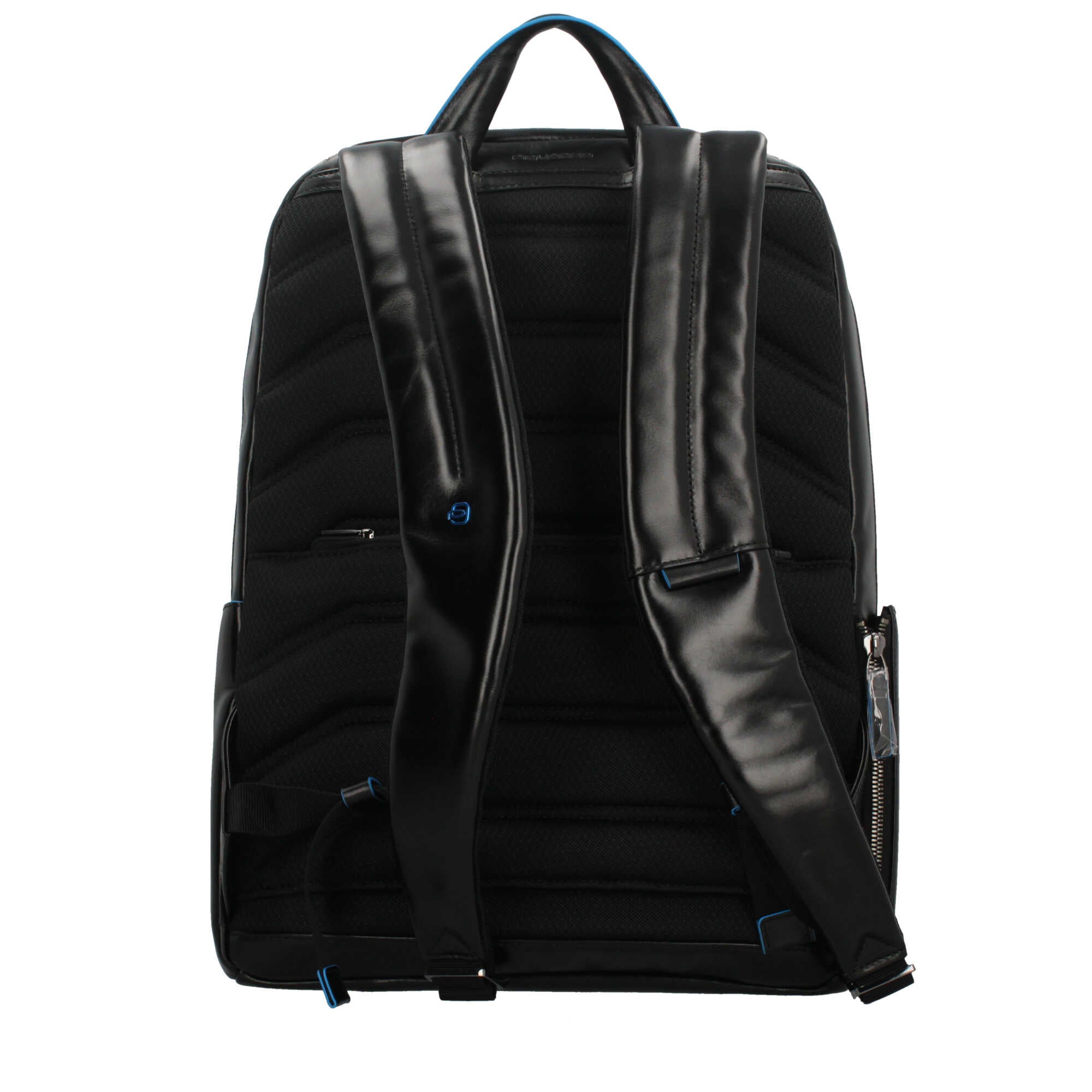 Piquadro zaino da uomo porta PC in pelle con tasche organizzate Nero TU | Giò Fashion