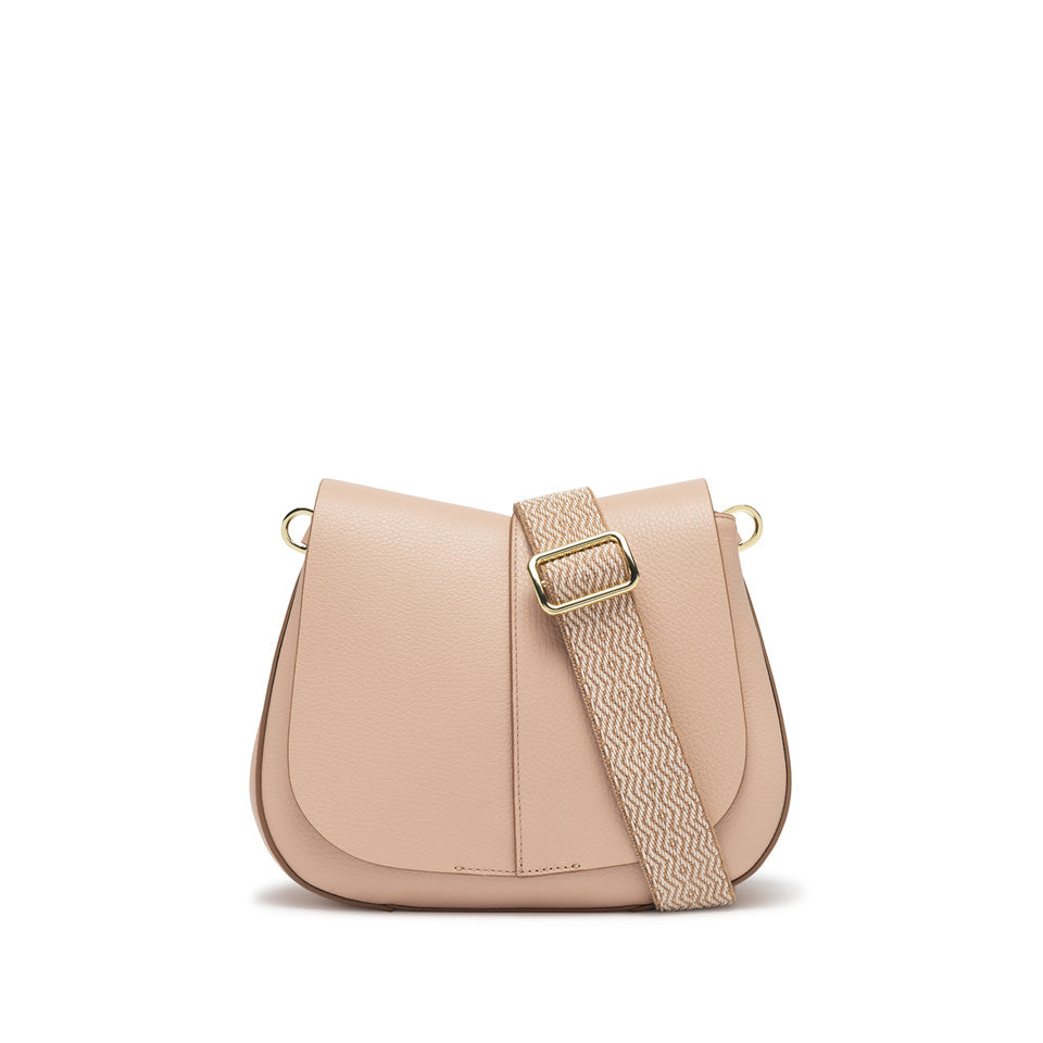 Borsa a Tracolla piccola Gianni Chiarini Helena Round a sella Rosa TU | Giò Fashion