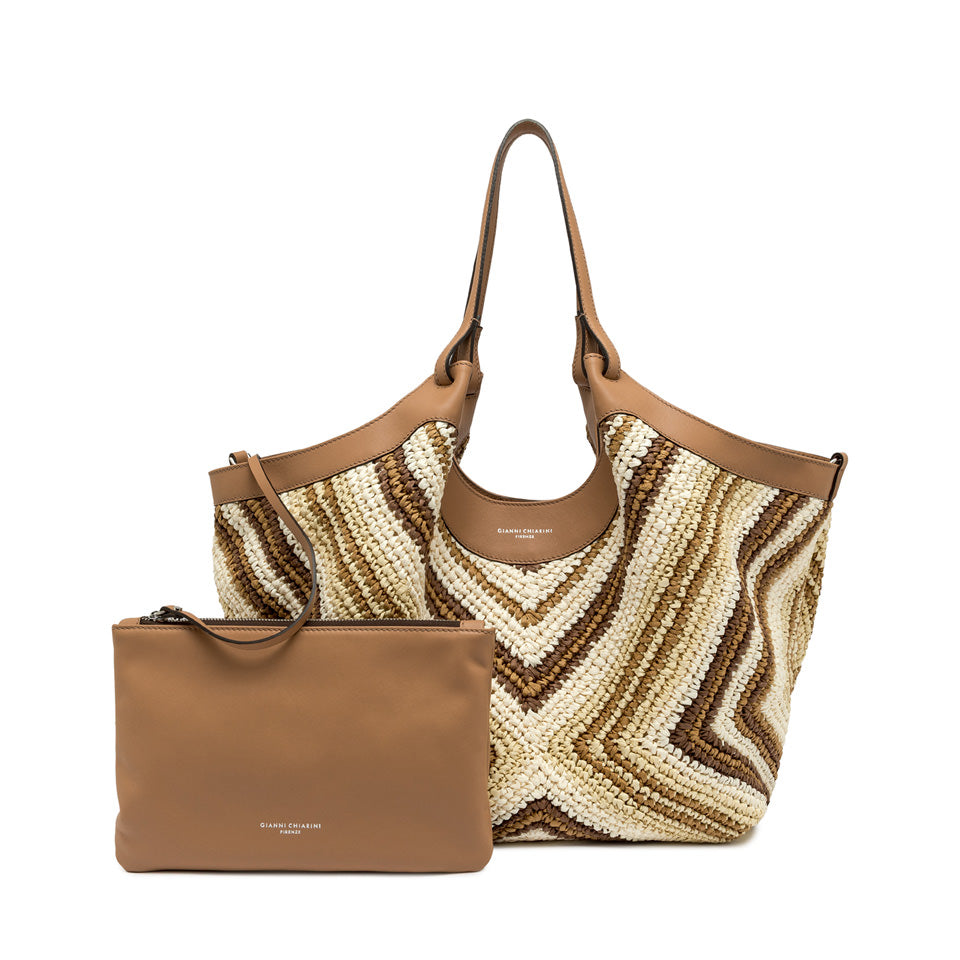 Gianni Chiarini borsa shopper estiva a spalla intrecciata capiente