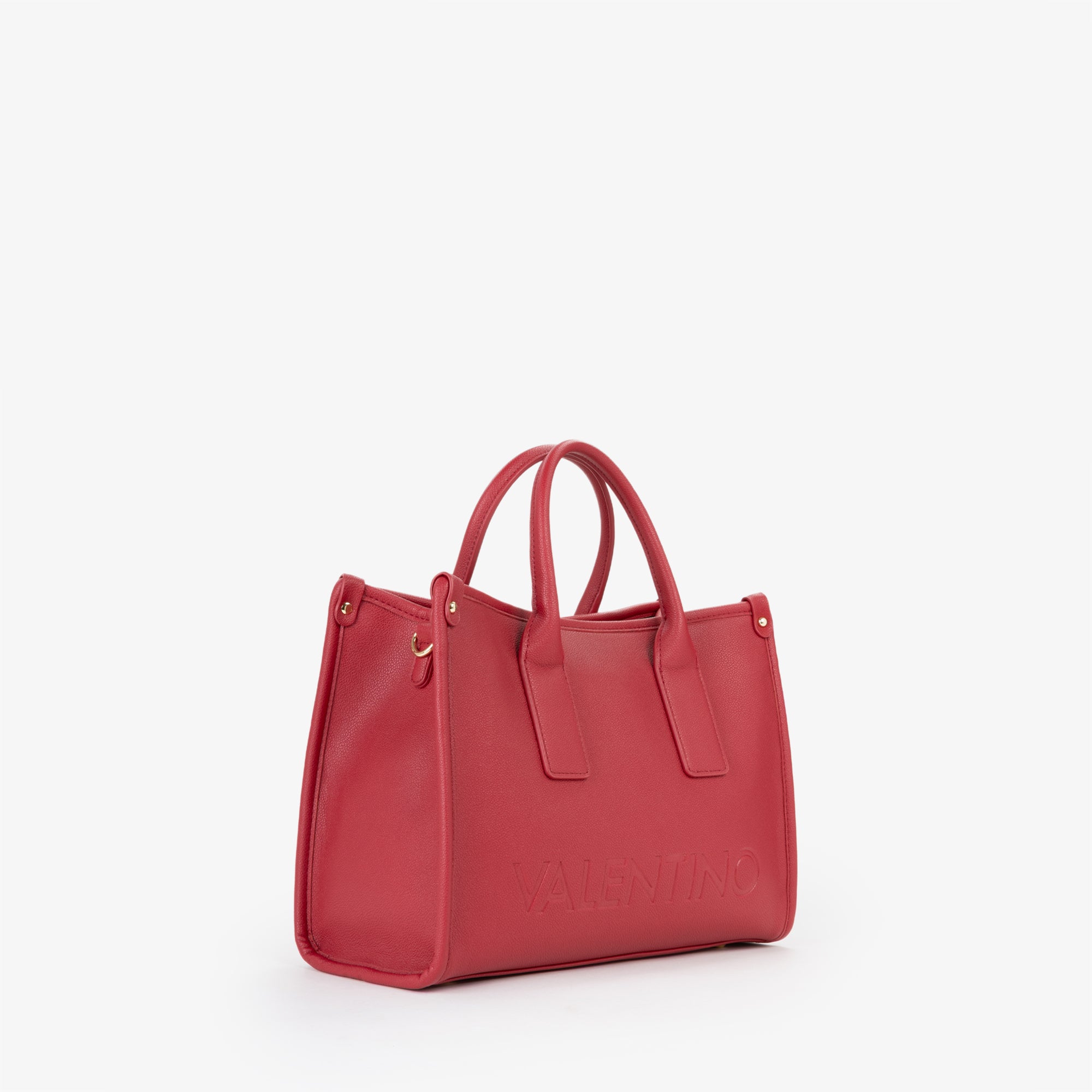 Valentino borsa a mano donna con tracolla logata RUBINO TU | Giò Fashion