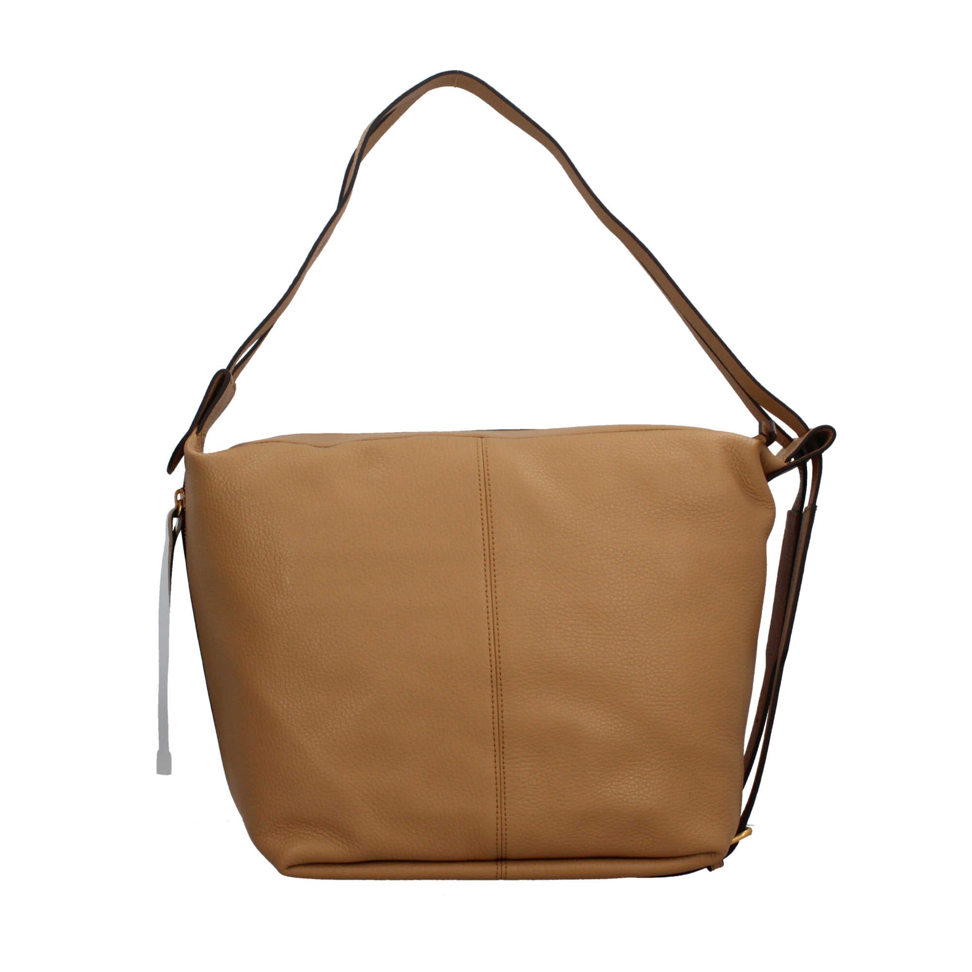 Gianni Chiarini Guia zaino in pelle martellata con doppia zip e tracolle regolabili Beige TU | Giò Fashion