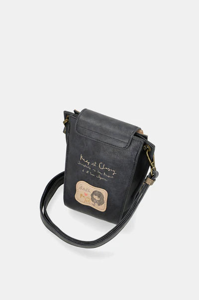 Borsa a tracolla piccola Anekke Contemporary con patta e tracolla regolabile