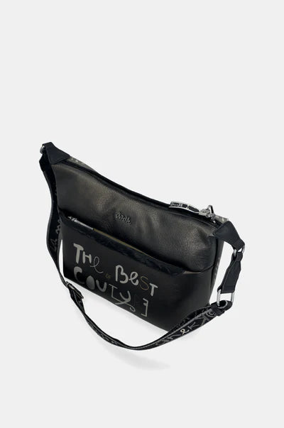 Borsa a tracolla Anekke con grafica illustrata