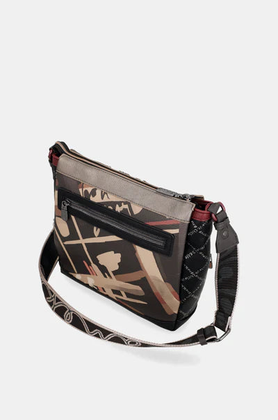 Borsa a tracolla Anekke con grafica Paris