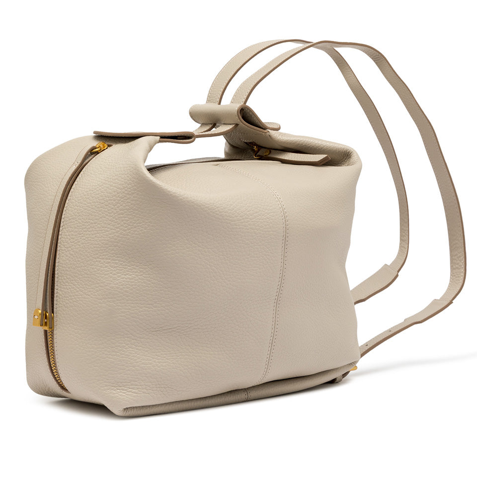 Gianni Chiarini Guia zaino in pelle martellata con doppia zip e tracolle regolabili