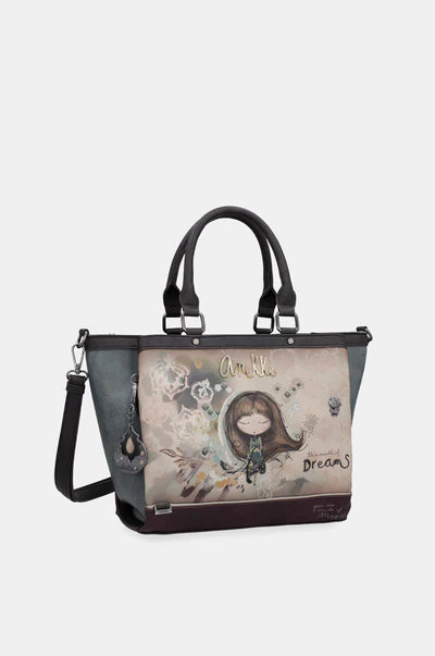 Shopper Anekke con doppio manico e tracolla The World of Dreams