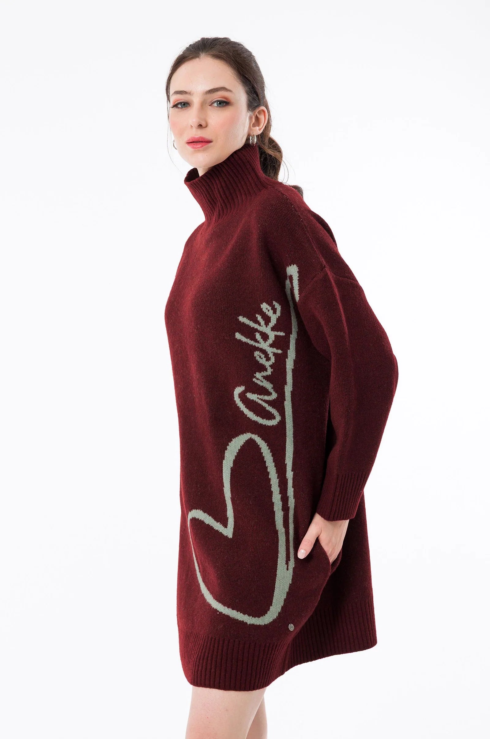 Abito Donna Anekke in Maglia con Collo Alto