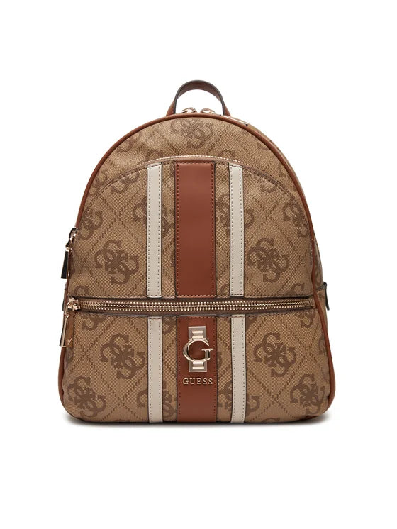 Zaino Guess da donna con logo e dettagli eleganti MARRONE LOGO (LOGO) TU | Giò Fashion