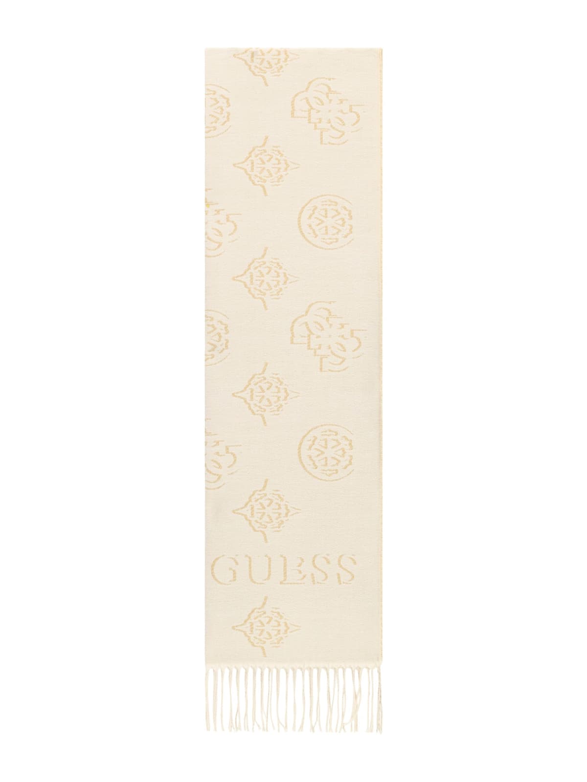 Guess Sciarpa Donna con Logo e Frange