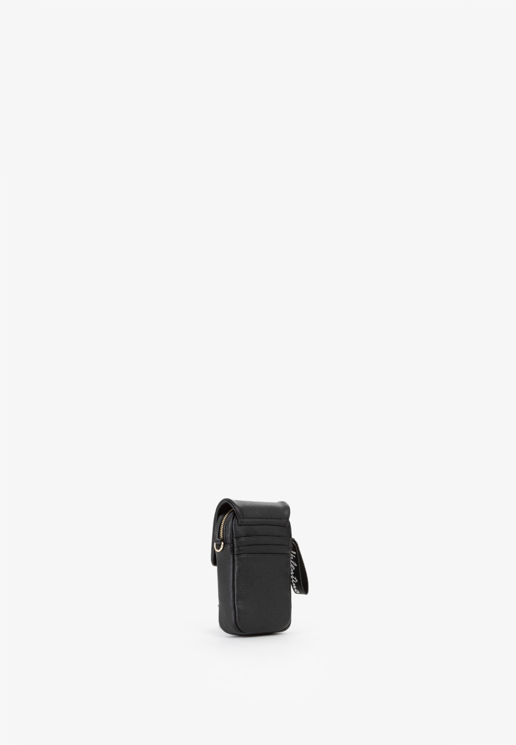 Mini borsa tracolla donna Mario Valentino con patta e logo frontale Nero TU | Giò Fashion