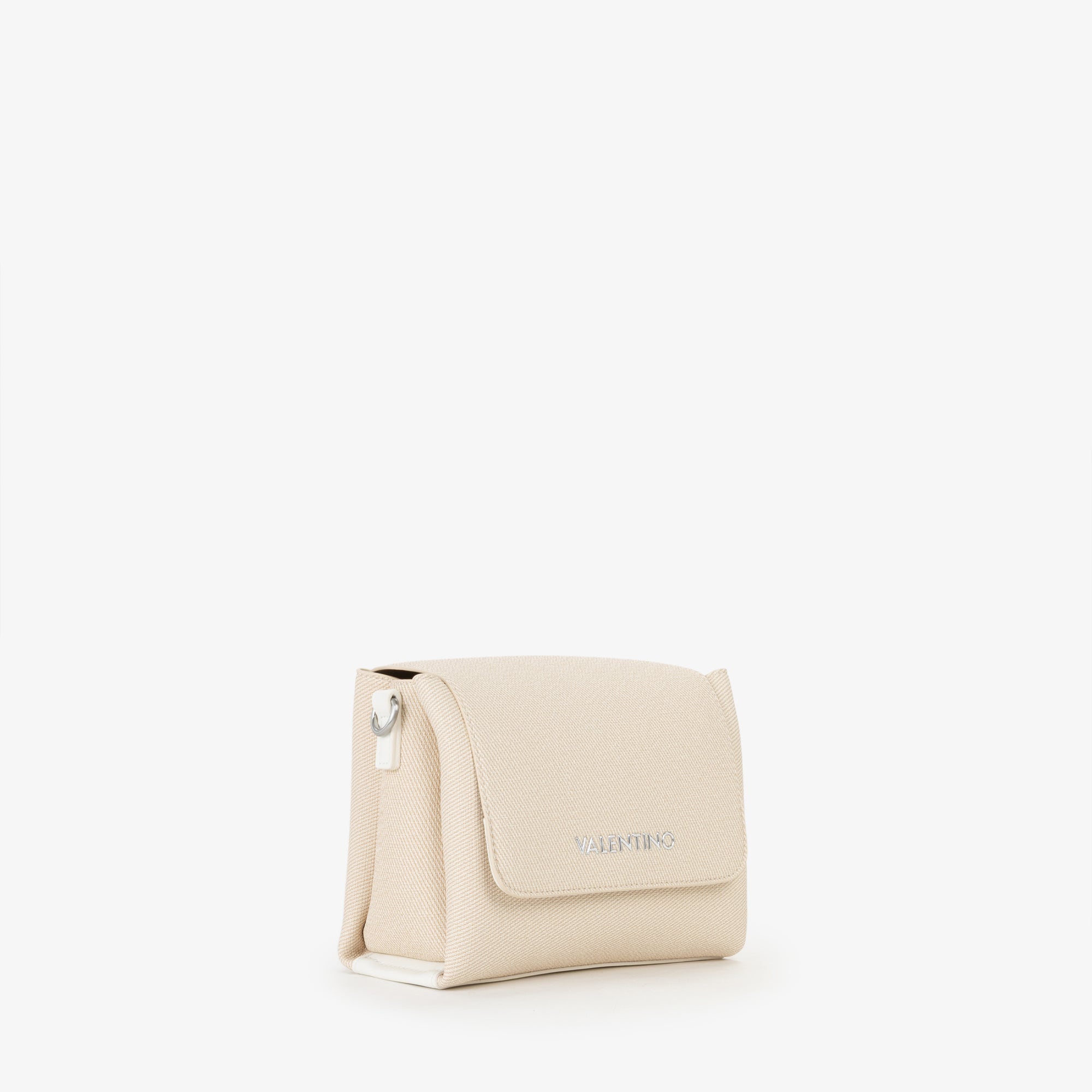 Borsa a tracolla Mario Valentino con patta frontale e design compatto essenziale Bianco TU | Giò Fashion