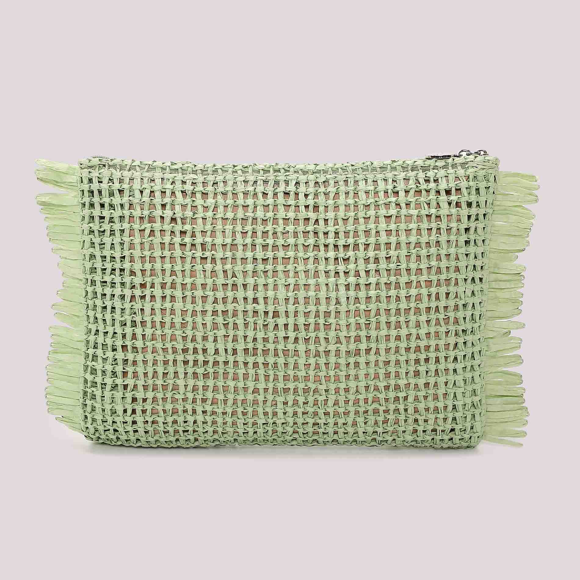 Pochette Mimi Mua Straw Paper