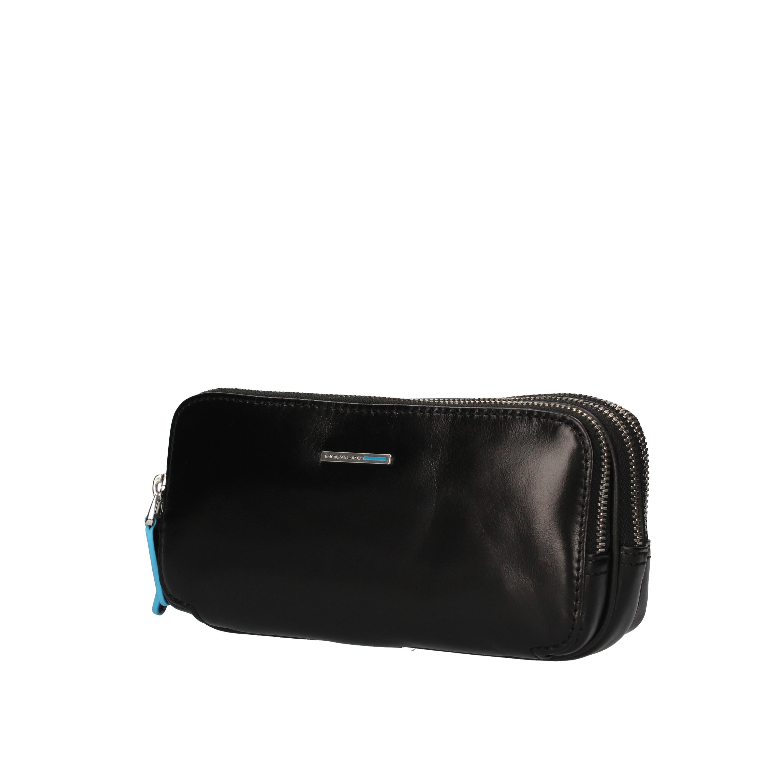 Pochette in pelle con 3 scomparti