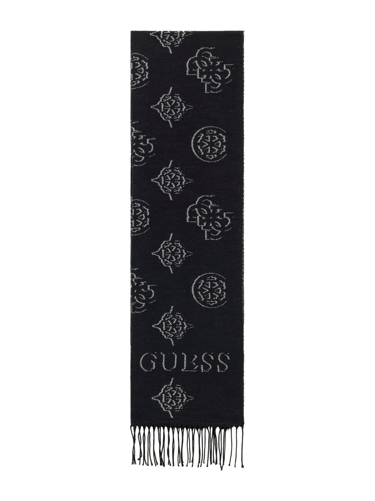 Guess Sciarpa Donna con Logo e Frange