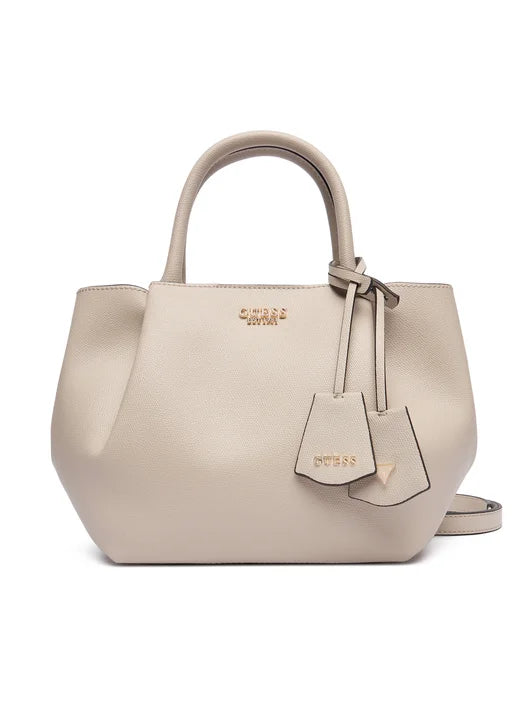 Guess borsa a mano elegante con logo Beige TU | Giò Fashion
