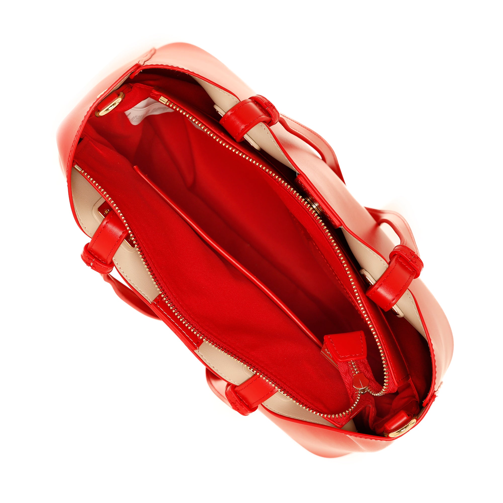 Borsa a spalla Byblos donna elegante con doppio manico e tracolla regolabile Rosso TU | Giò Fashion