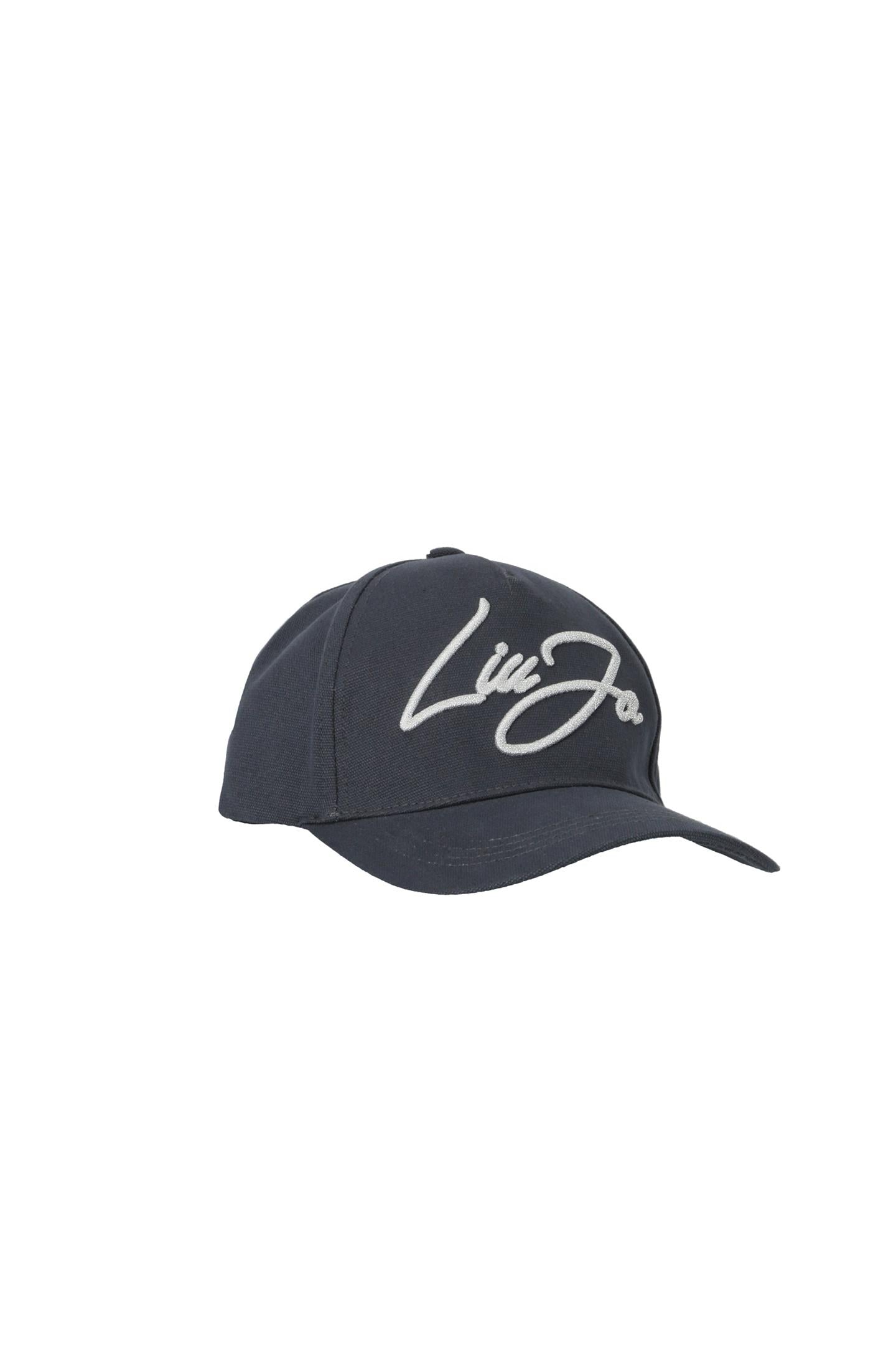 Cappello con visiera Liu Jo donna con logo ricamato Nero TU | Giò Fashion