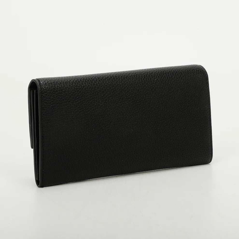 Portafoglio grande Mimi Mua' con chiusura a clip elegante NERO TU | Giò Fashion