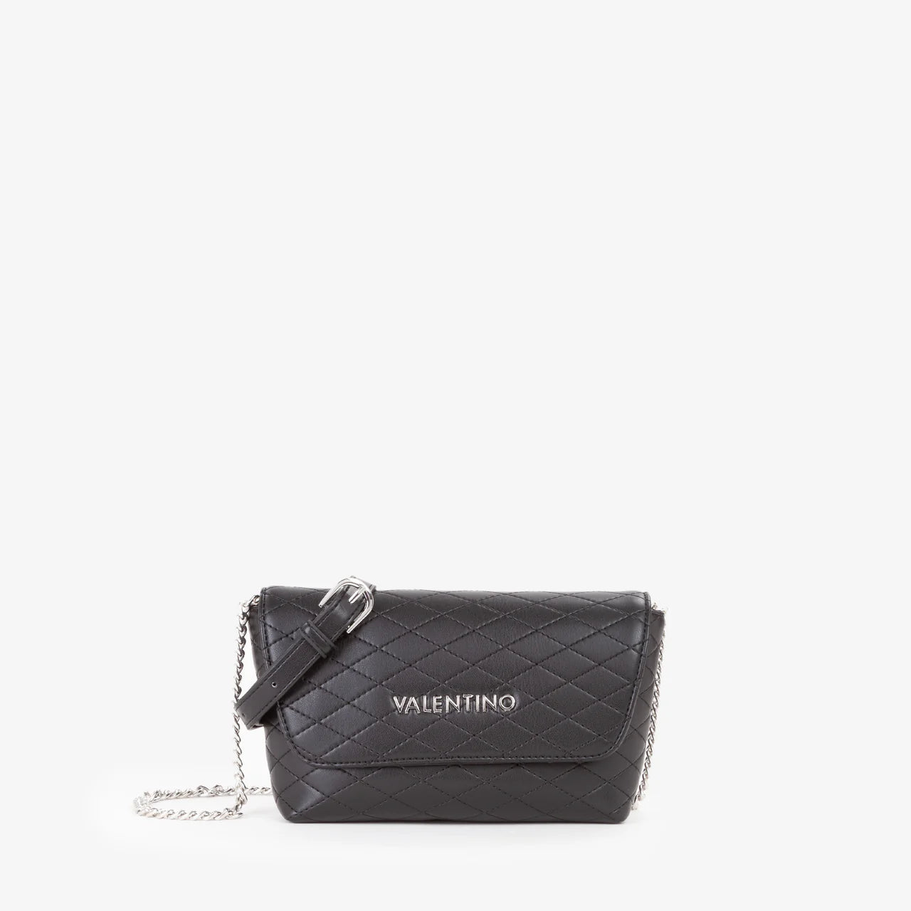 Valentino mini borsa donna trapuntata con patta Nero TU | Giò Fashion