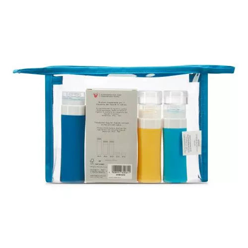 Kit Flaconi da Viaggio Roncato con Pochette Trasparente