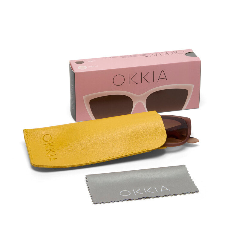 OKKIA Silvia Occhiali da Sole Donna Cat Eye Oversize con Protezione UV400