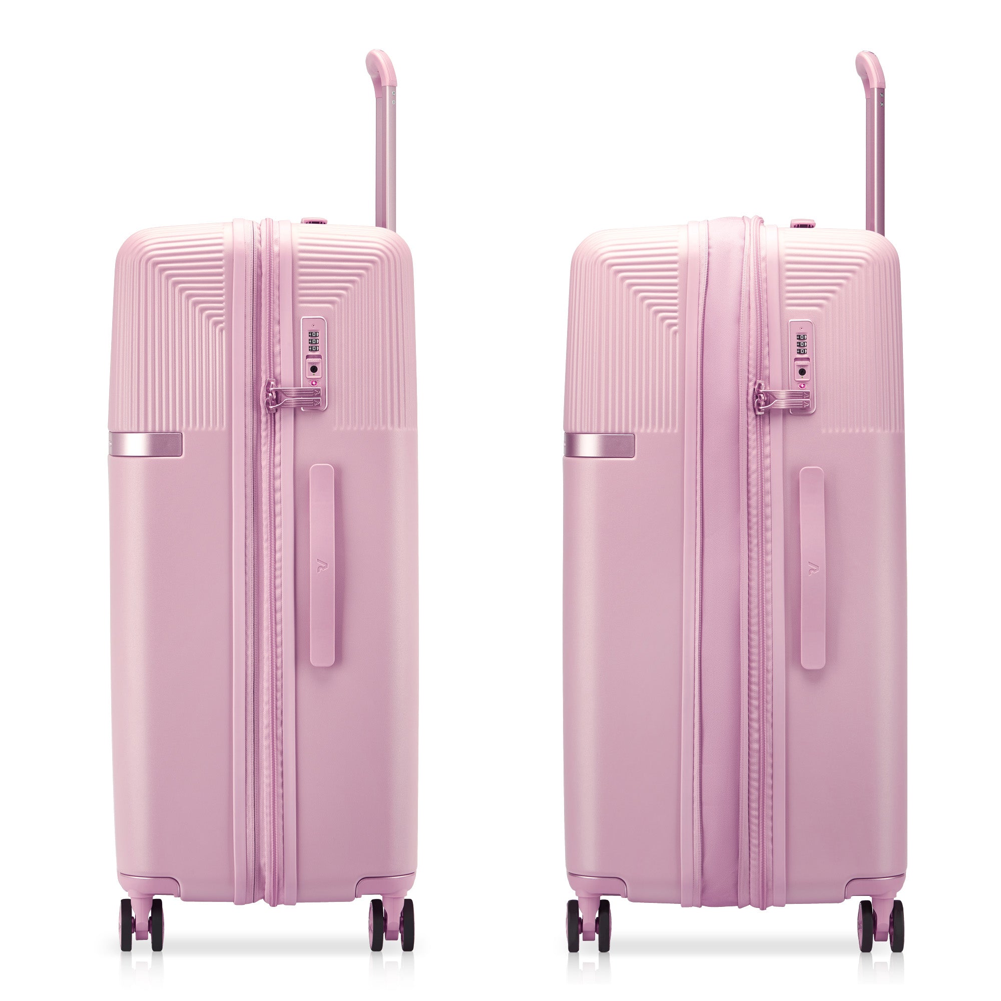 Trolley grande Roncato con scocca rigida e manico telescopico Rosa TU | Giò Fashion