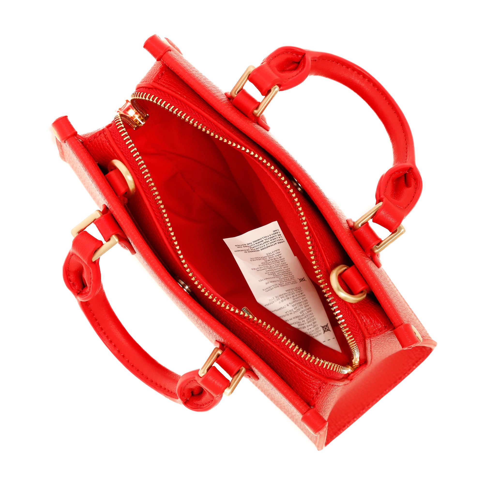 Borsa a mano Byblos donna compatta con tracolla regolabile e accessorio coordinato Rosso TU | Giò Fashion
