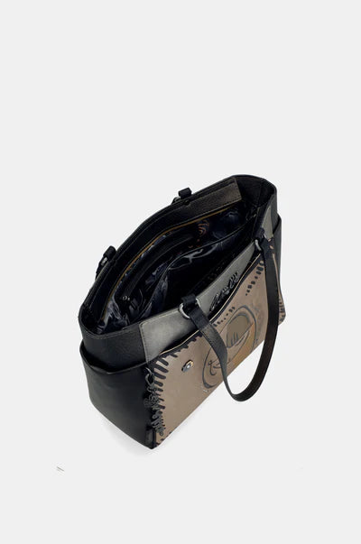 Shopper Anekke con doppio manico e grafica artistica