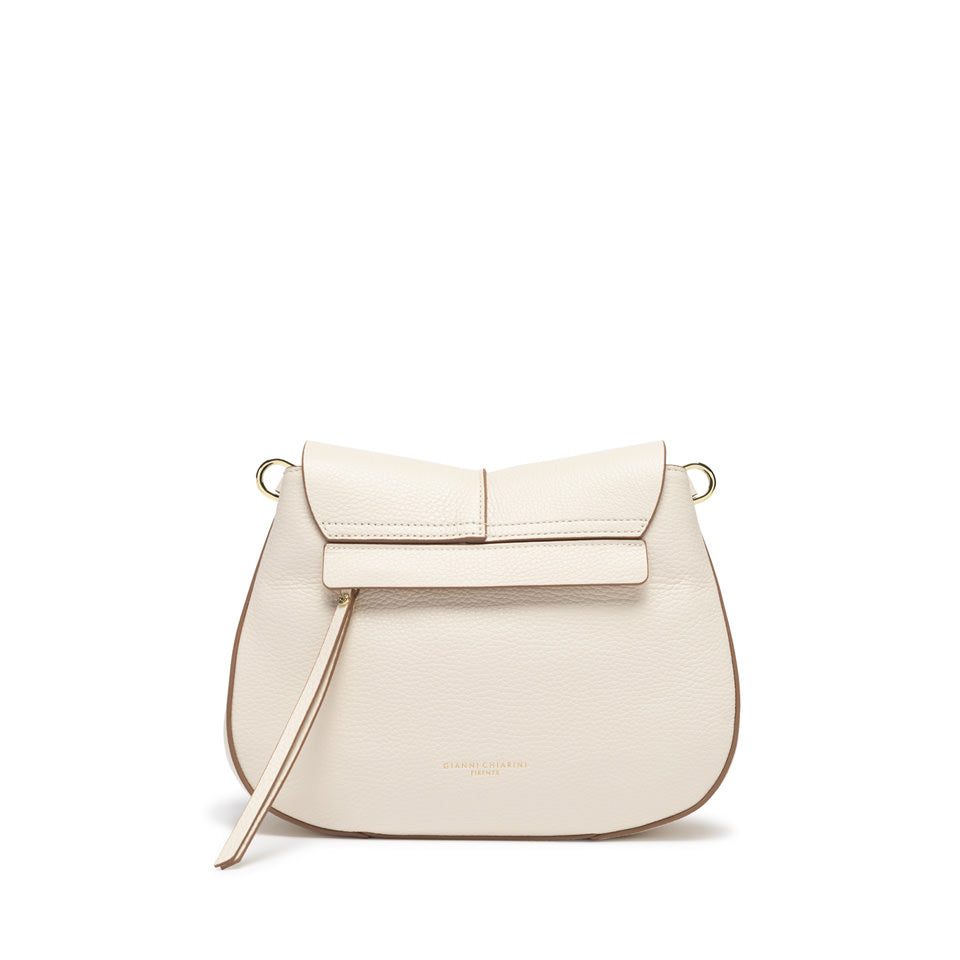 Borsa a Tracolla piccola Gianni Chiarini Helena Round a sella Beige TU | Giò Fashion