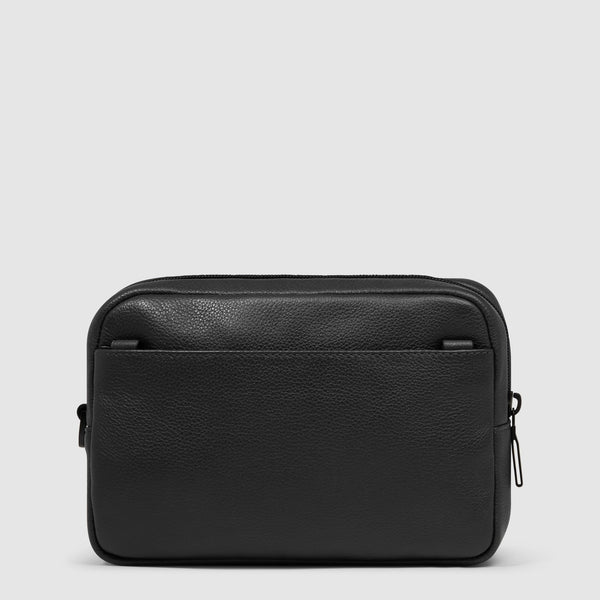 Borsa tracolla Piquadro in pelle compatta con tracolla sganciabile NERO TU | Giò Fashion