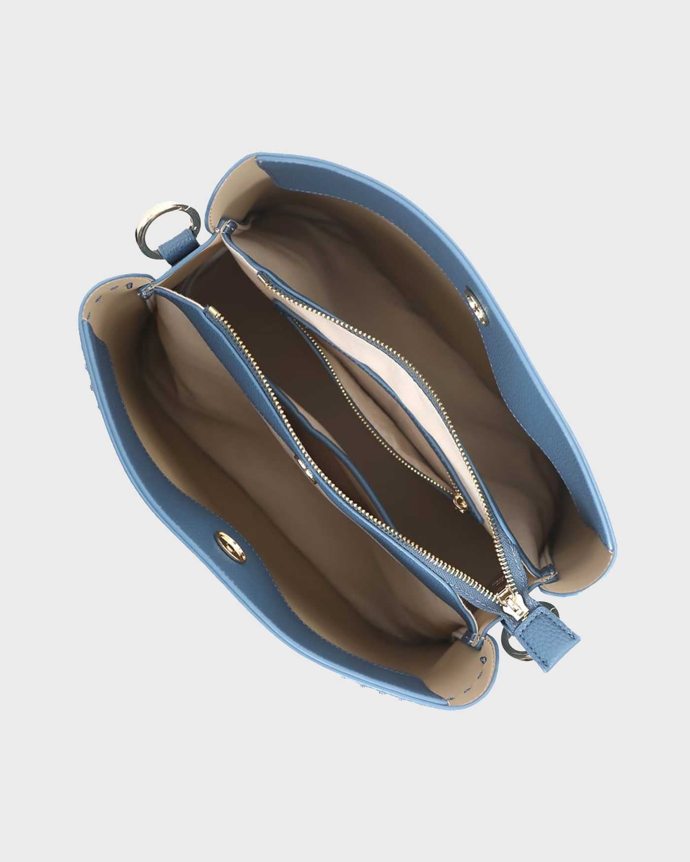 By Byblos borsa a spalla donna dal design essenziale e contemporaneo BLU TU | Giò Fashion