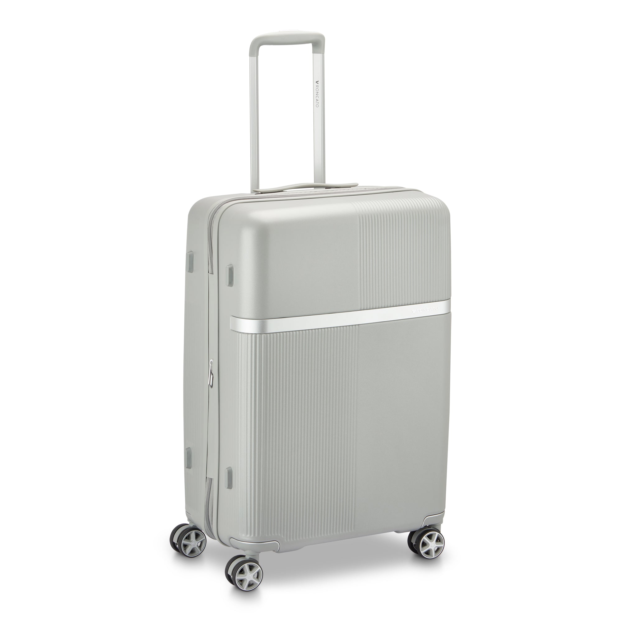 Trolley medio Roncato con struttura rigida e ruote silenziose GRIGIO PER TU | Giò Fashion