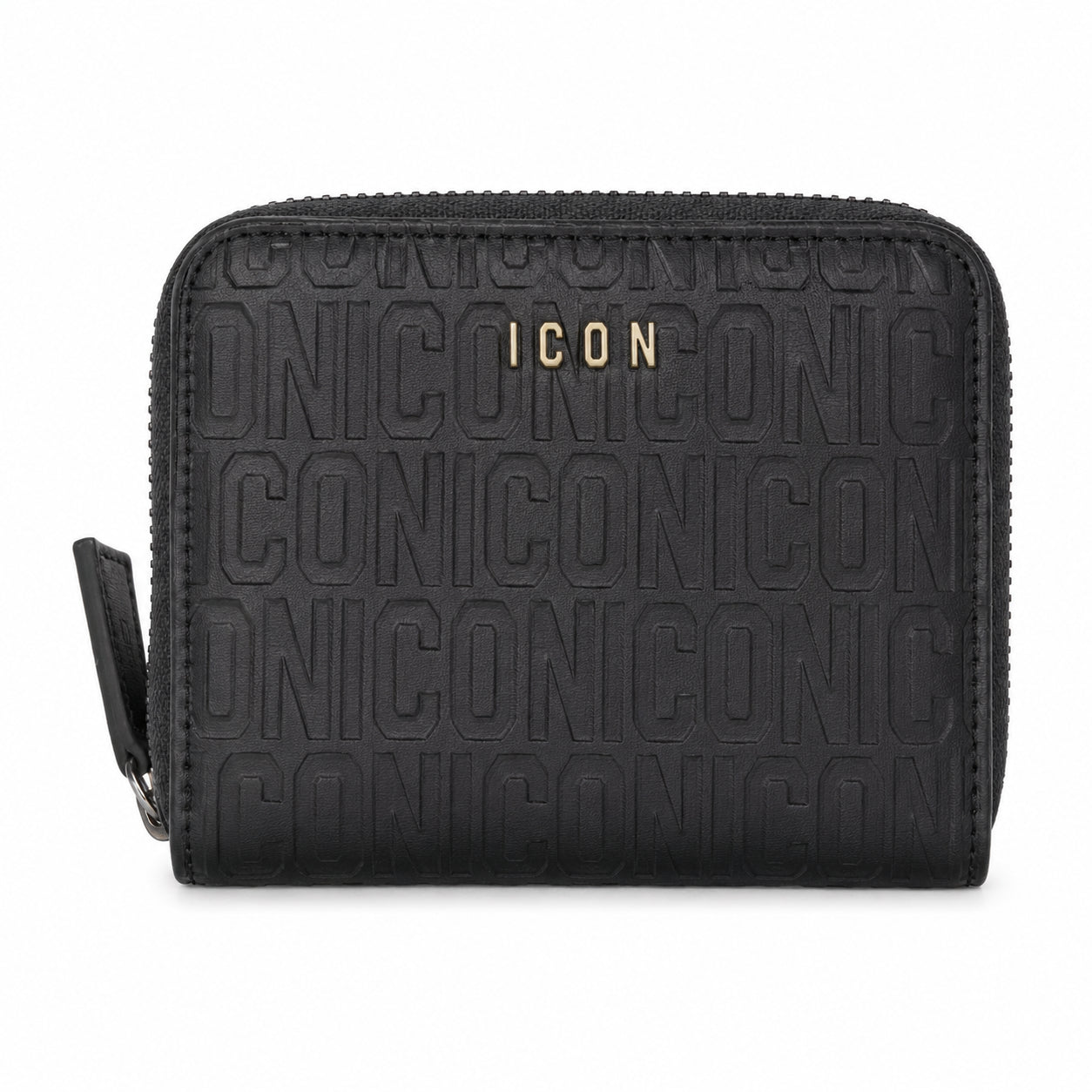 Portafoglio Icon Donna Compatto con Chiusura Zip