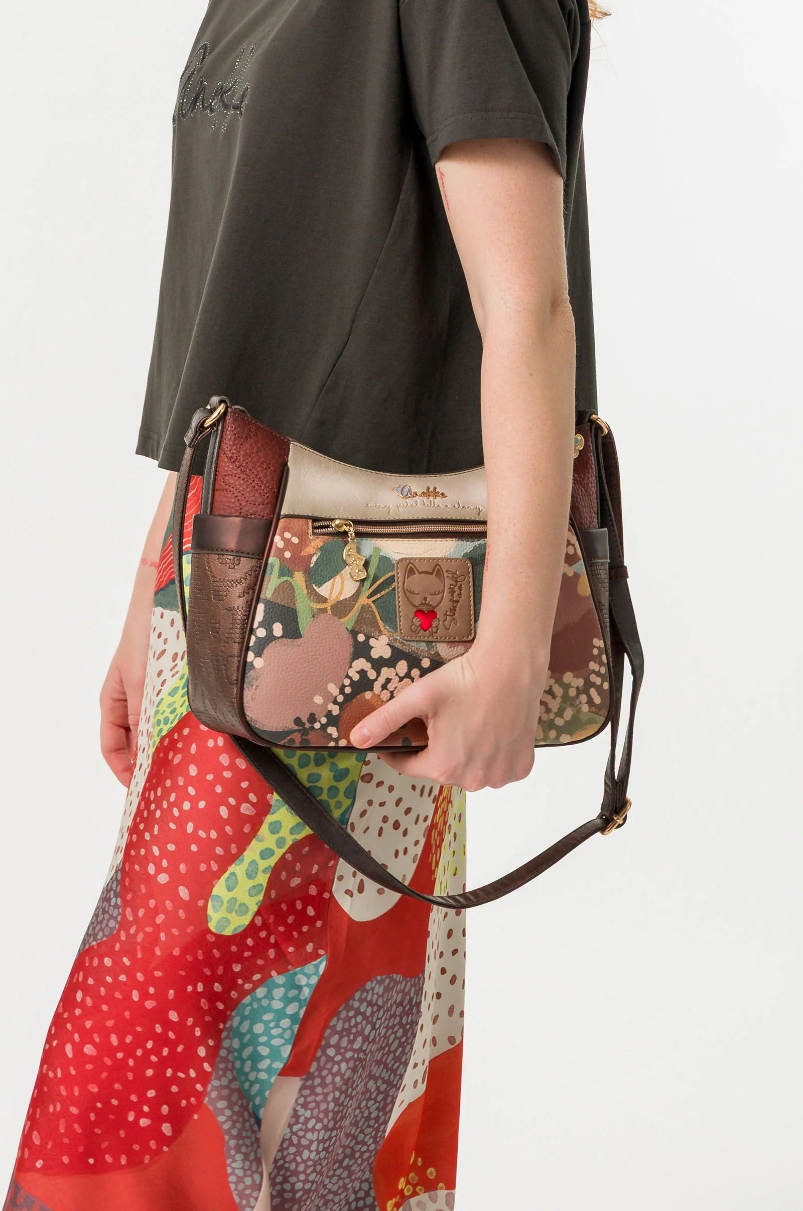 Borsa a Tracolla Grande Donna Anekke