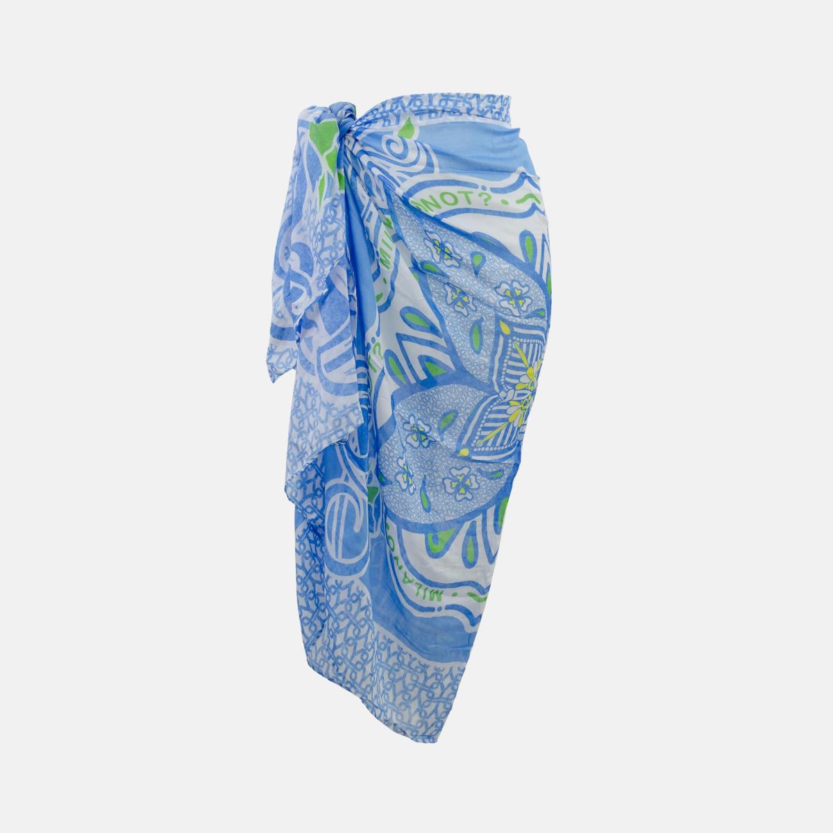 Pareo estivo donna Y Not elegante BLU TU | Giò Fashion