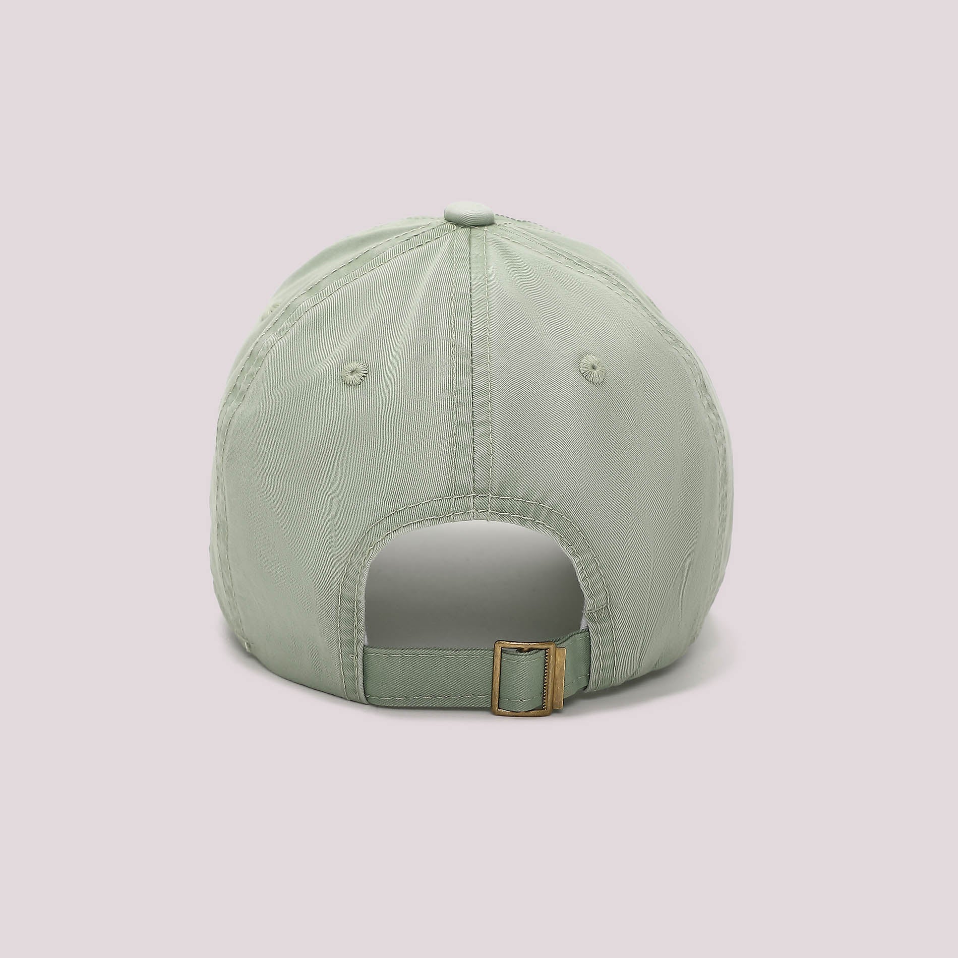 Cappello con visiera Mimi Mua in cotone con logo ricamato VERDE TU | Giò Fashion