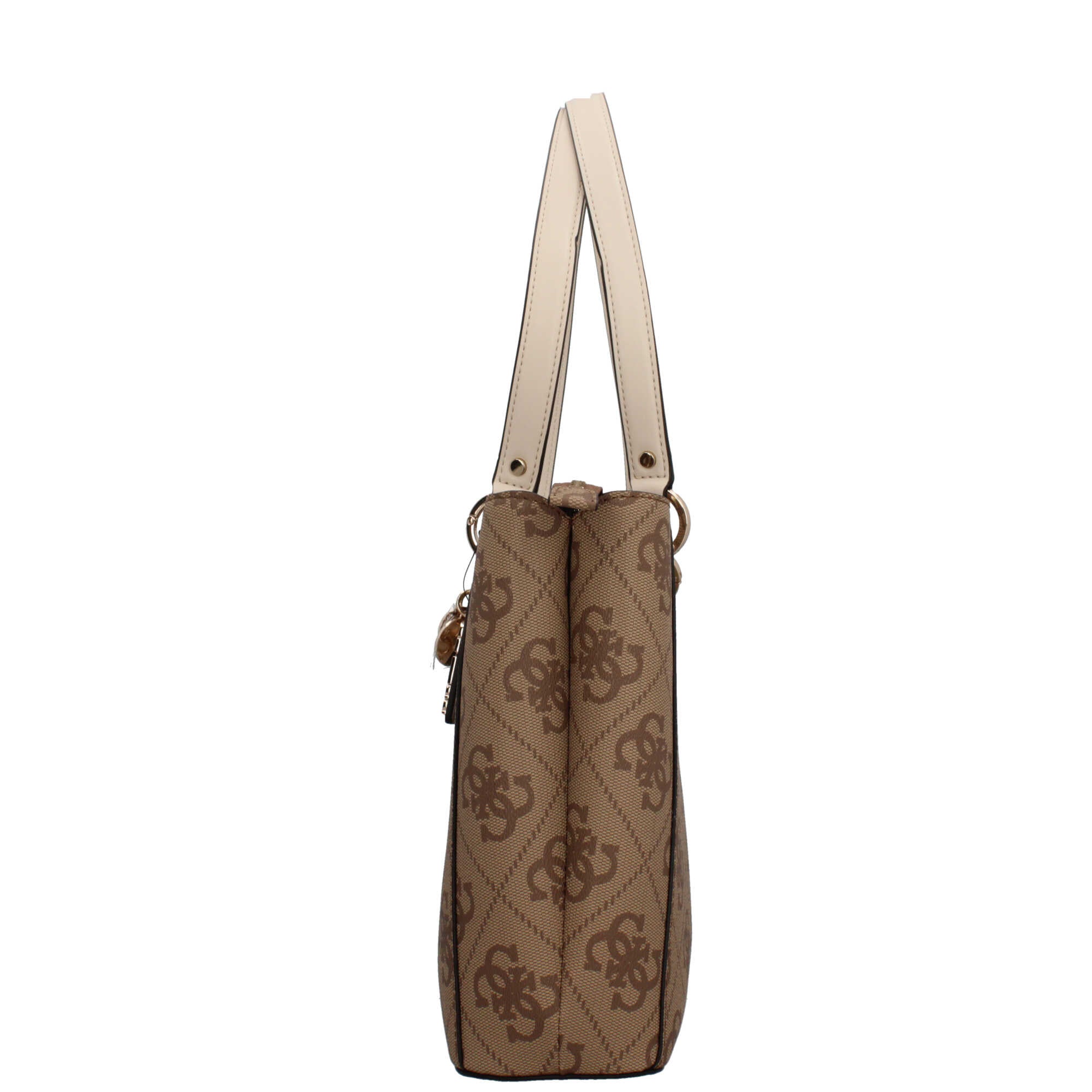Guess Tote Noelle 4G logo shopper elegante da donna BEIGE LOGO TU | Giò Fashion