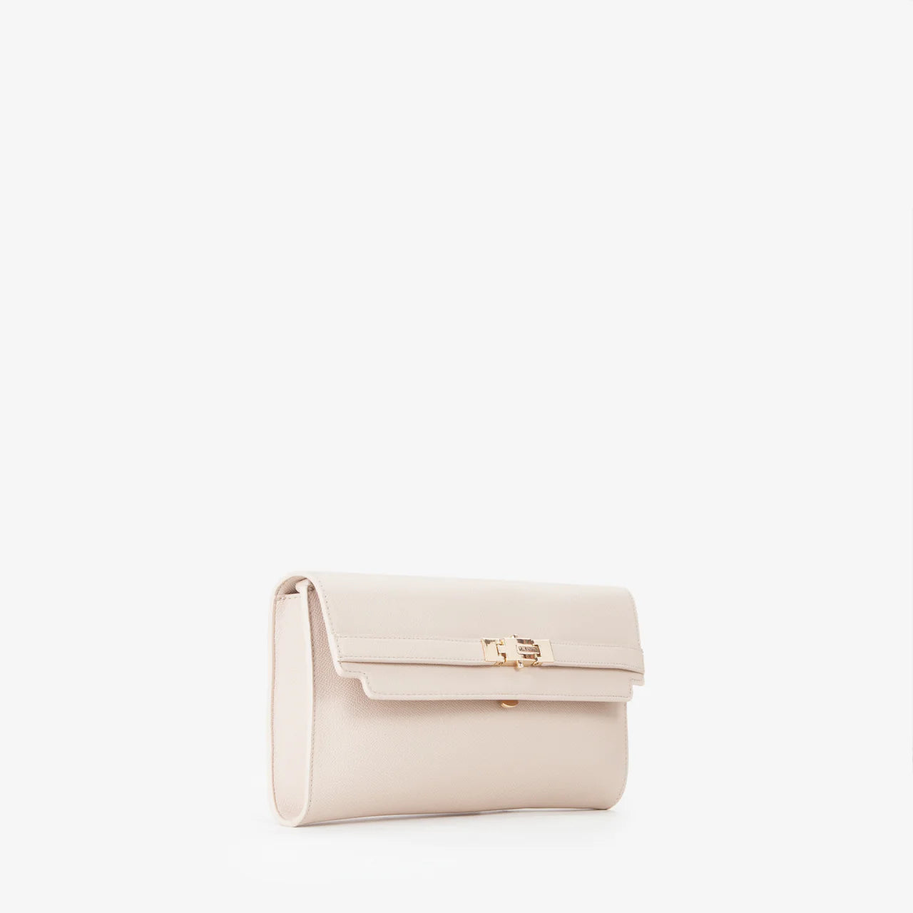 Valentino clutch donna elegante con chiusura a patta Avorio TU | Giò Fashion