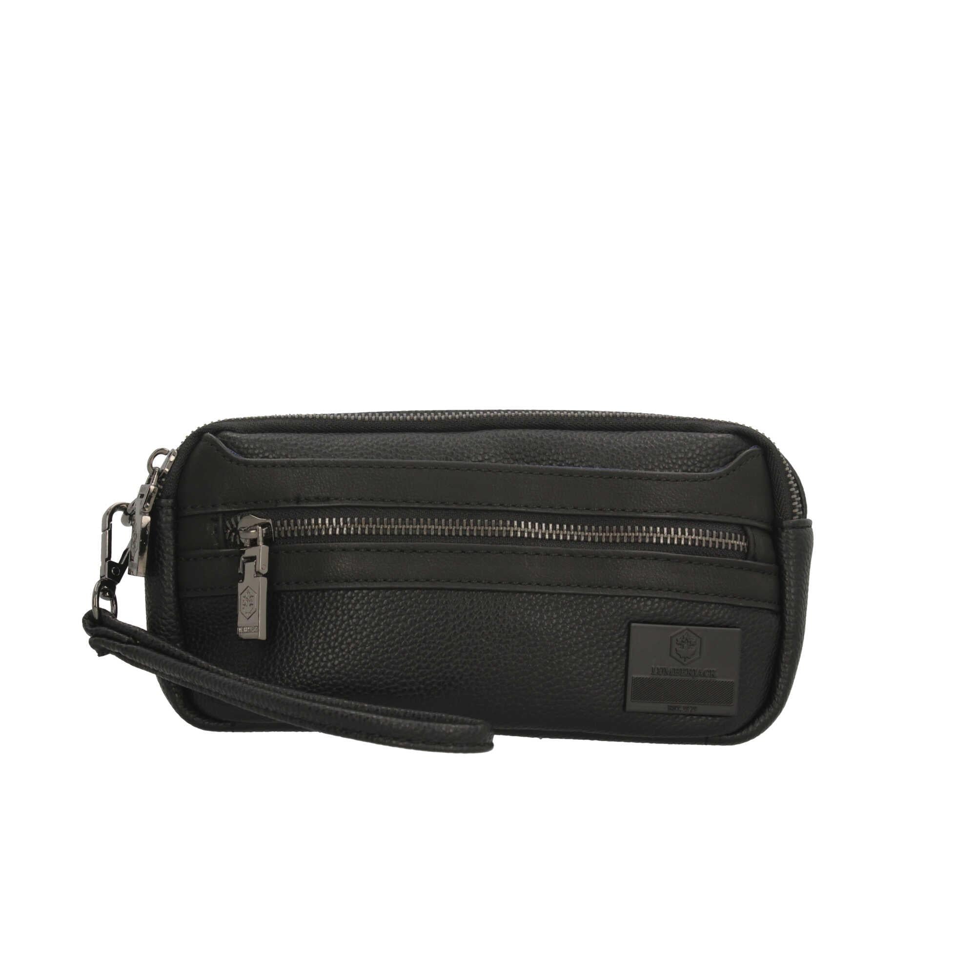 Pochette da uomo compatta con doppia zip Lumbeejack