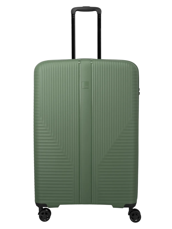 Trolley maxi Travelite rigido con 4 ruote e chiusura TSA VERDE TU | Giò Fashion