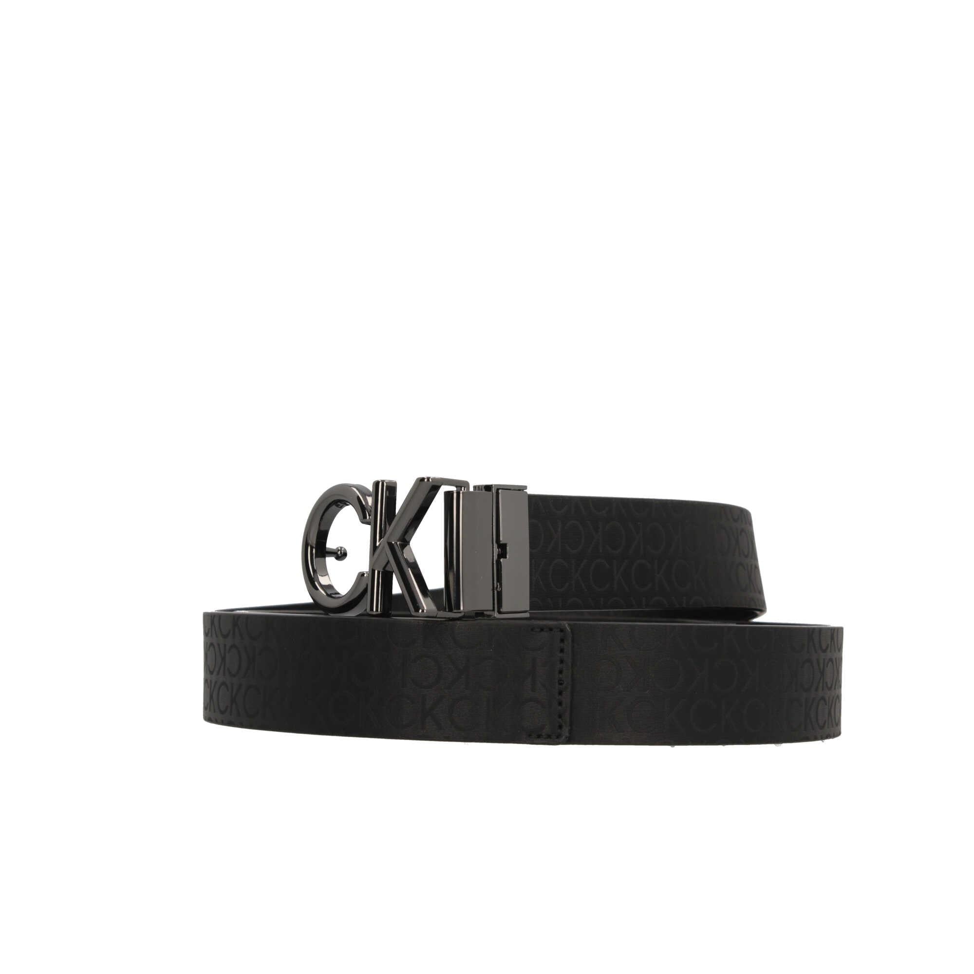 Cintura Calvin Klein double-face riciclata con logo