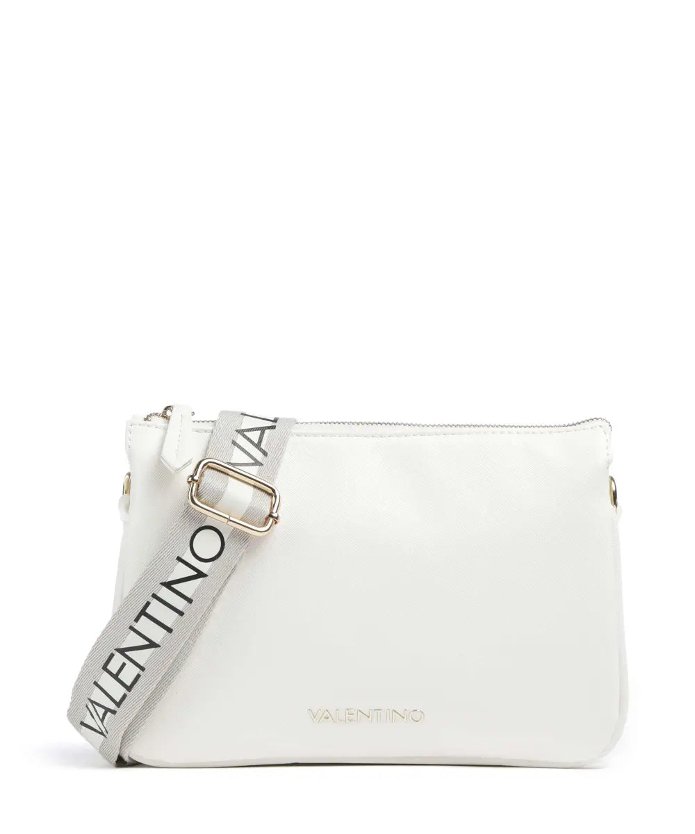 Valentino pochette elegante con tracolla rimovibile e logo frontale