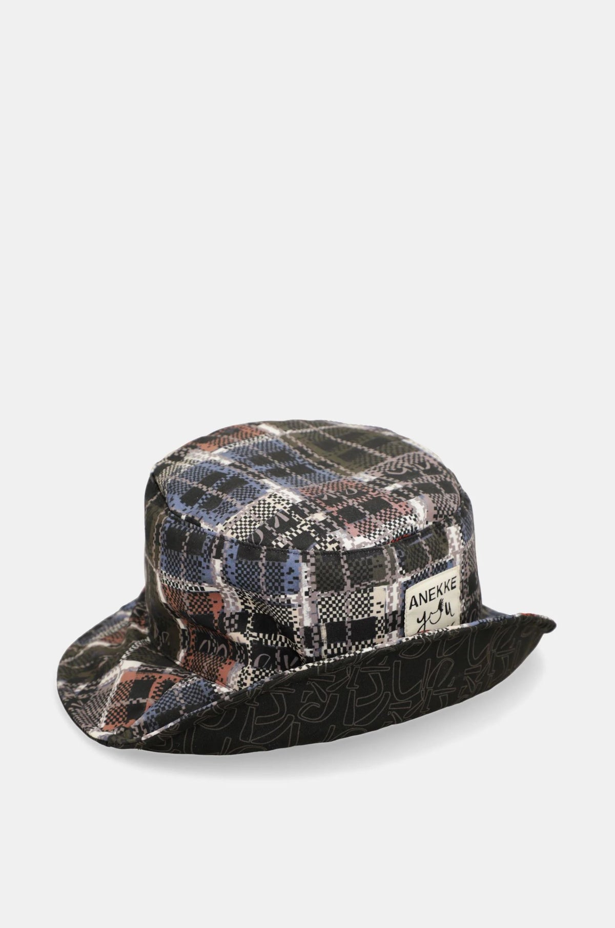 Cappello Pescatore Donna Anekke Reversibile con Fantasia Rock e Logo Ricamato