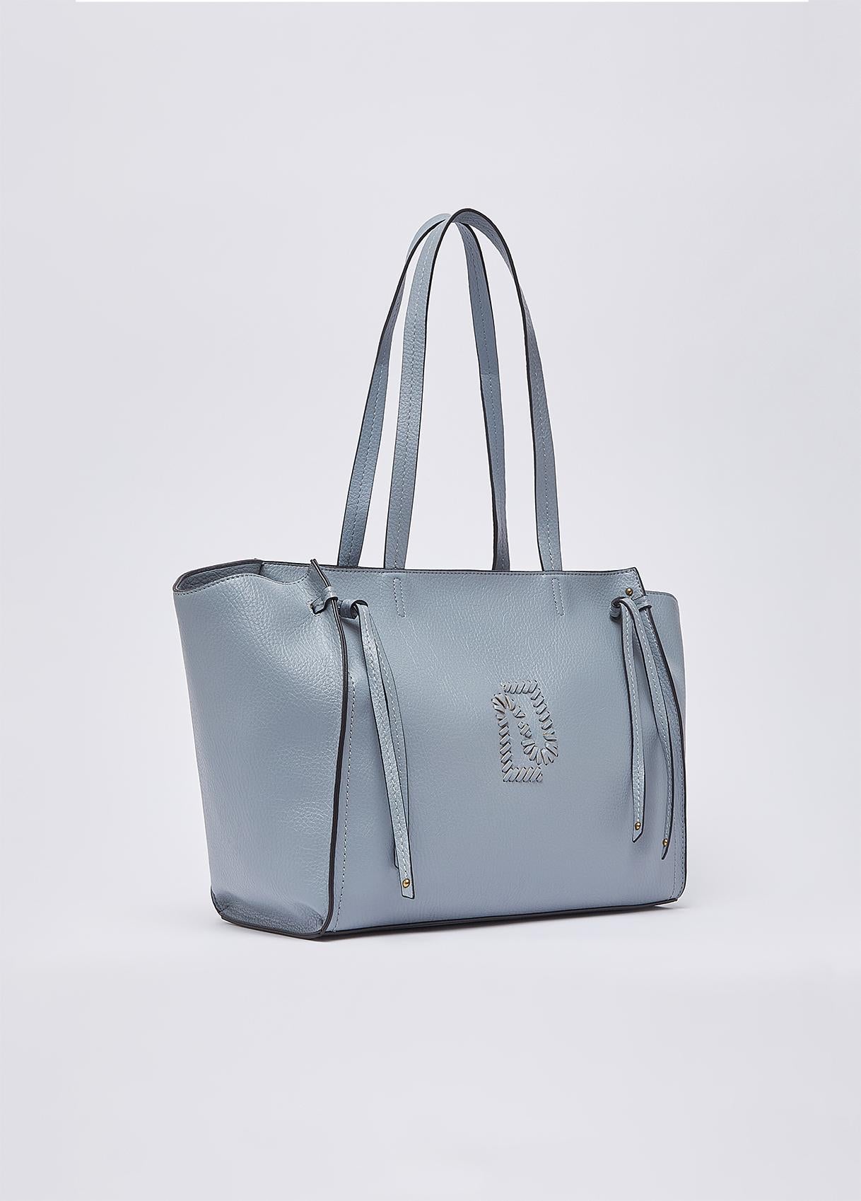 Shopping bag Liu Jo con logo frontale e manici lunghi Cloud TU | Giò Fashion