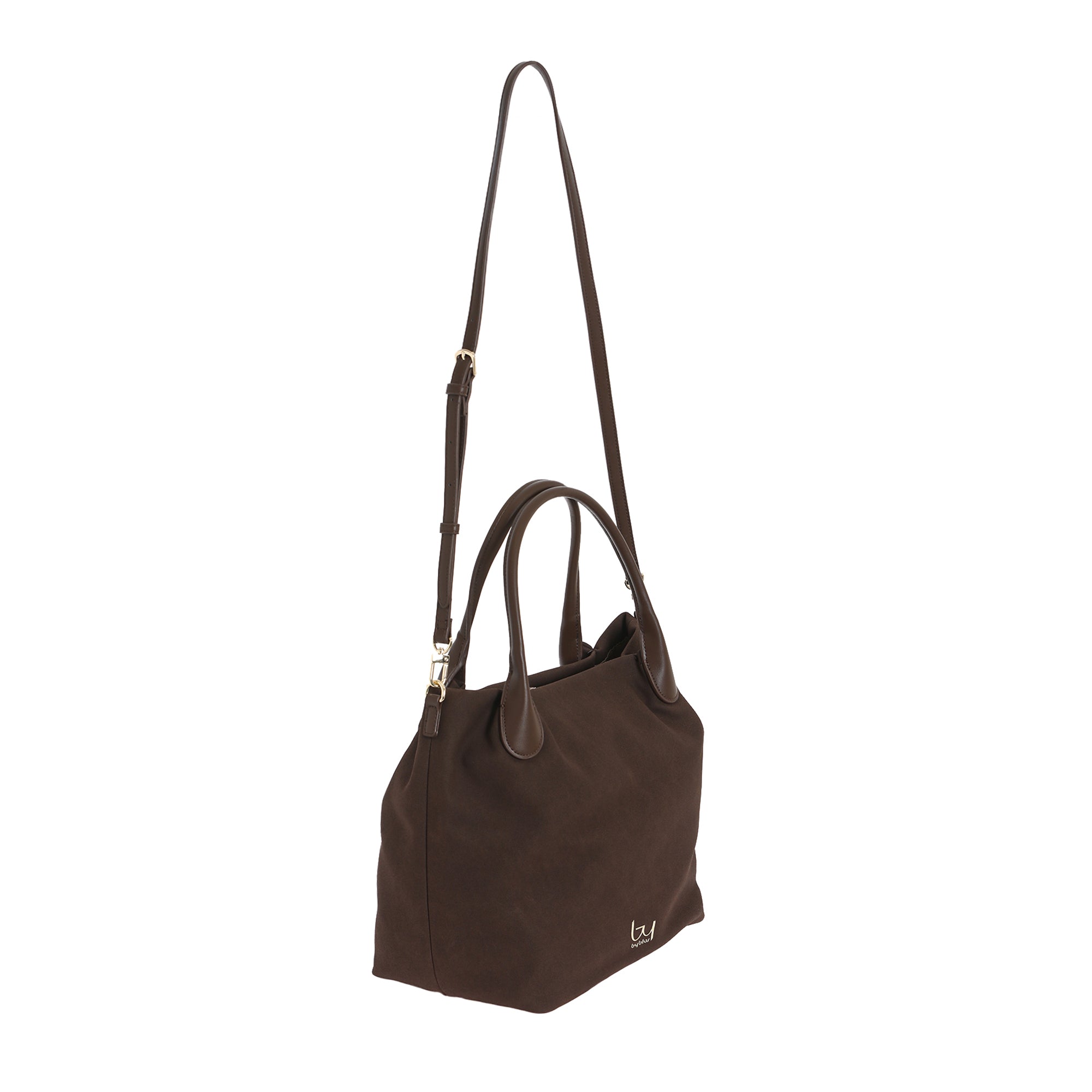 Byblos borsa Daisy Suede in ecopelle per tutti i giorni Marrone TU | Giò Fashion
