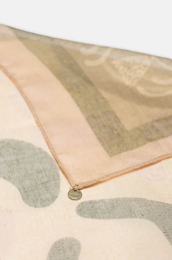 Maxi foulard Anekke donna leggero elegante formato grande Beige TU | Giò Fashion