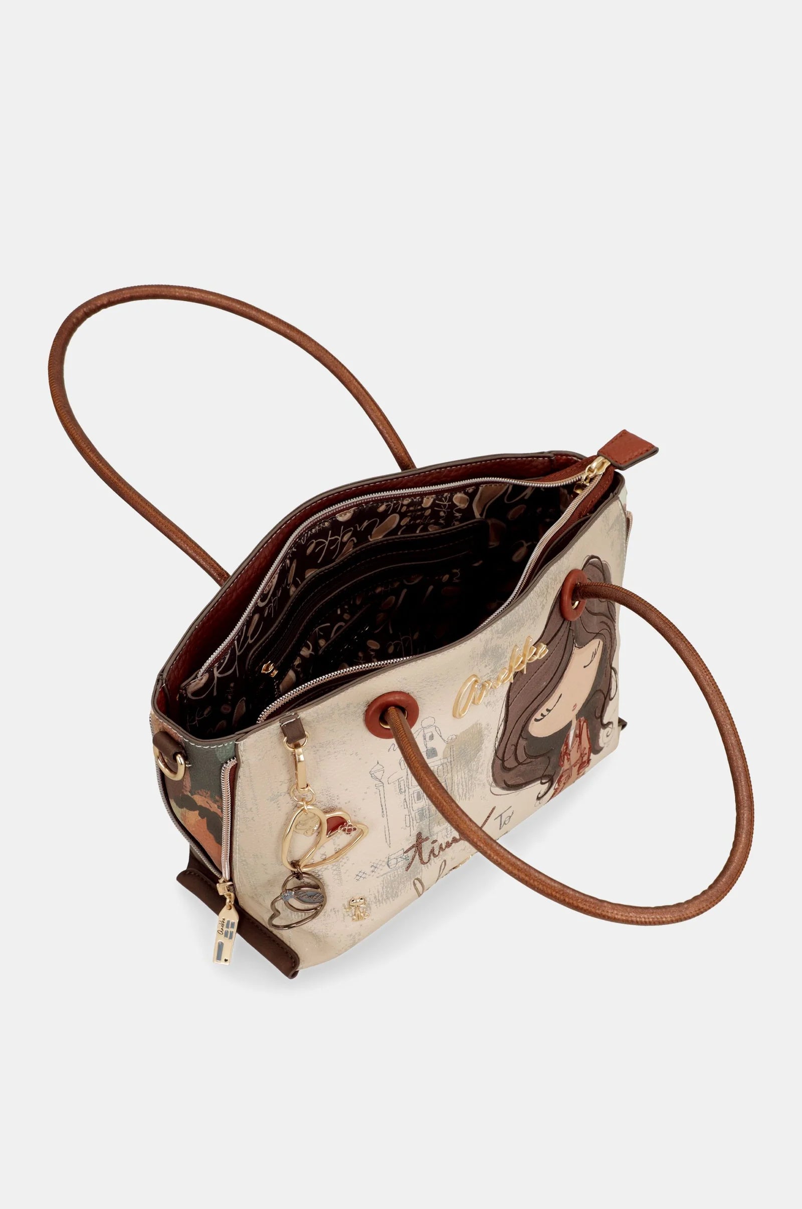 Borsa Donna Anekke Tulip con Manico Corto e Tracolla