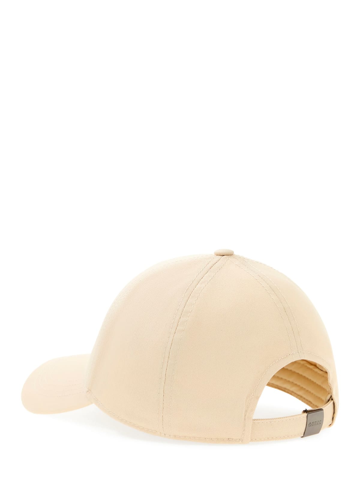 Cappello Guess donna modello baseball in denim con logo lettering Rosa TU | Giò Fashion