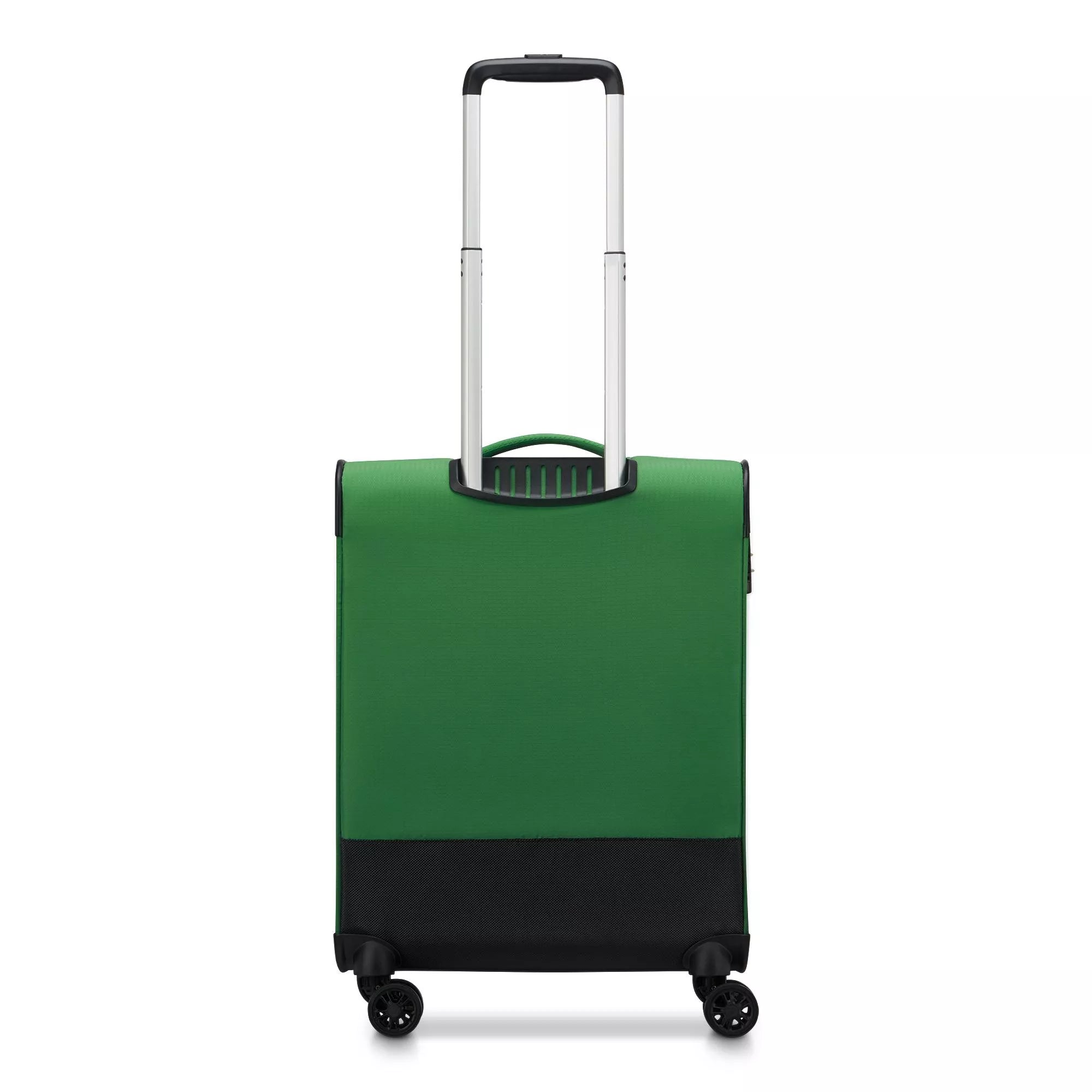 Trolley Roncato morbido con 4 ruote e chiusura TSA per viaggi pratici VERDE TU | Giò Fashion